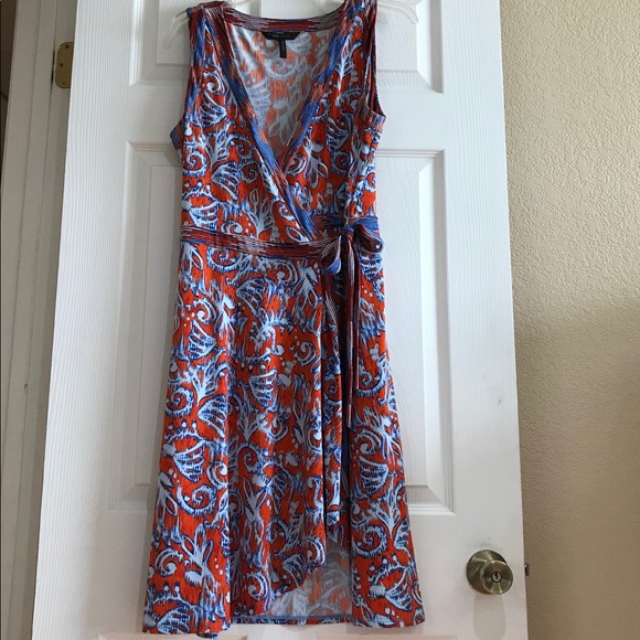 BCBGMaxAzria Dresses & Skirts - BCBG MAZAZRIA Wrap dress. Halle scroll print.